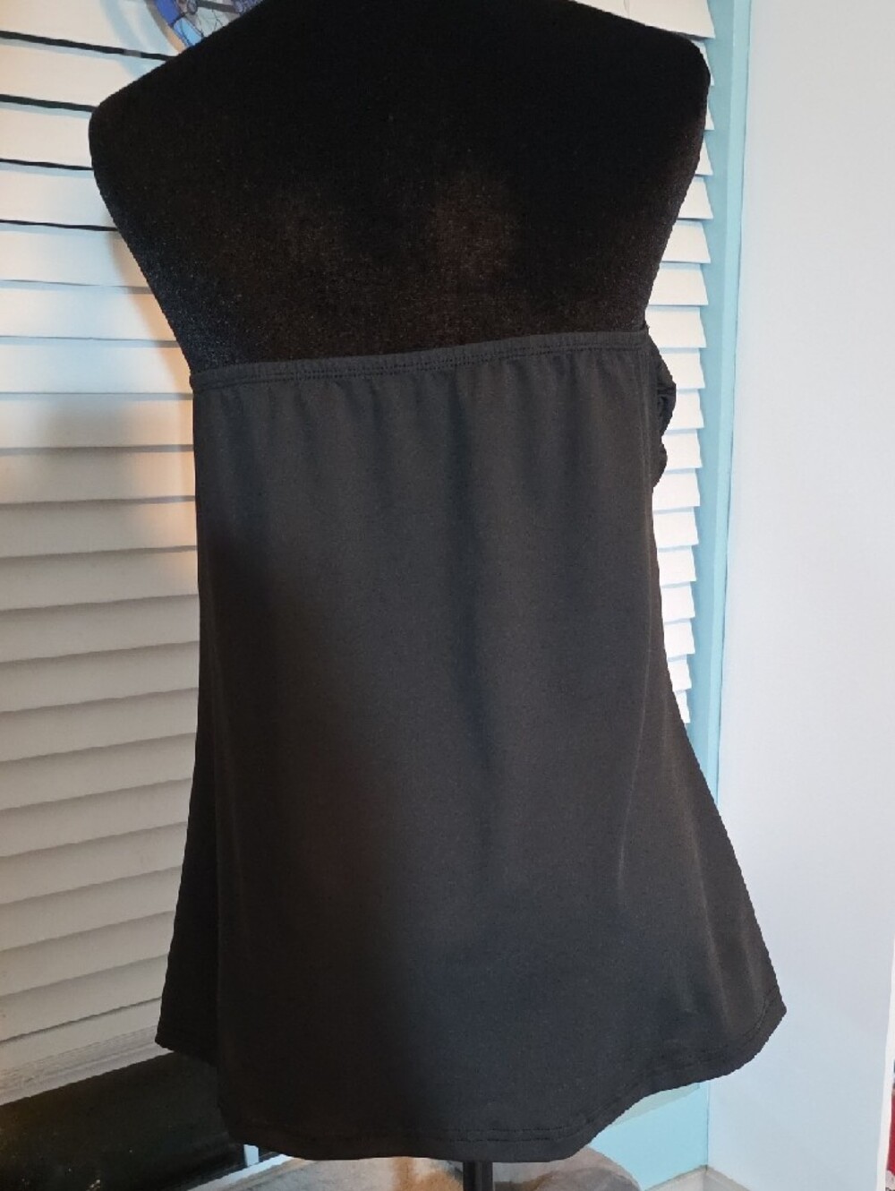SHEIN Strapless Black Rhinestone-Accent Top - Picture 4 of 4